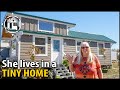 She downsized to a tiny home after her husband passed away