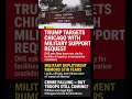 Trump Seeks Military Base Support for Immigration Crackdown in Chicago