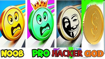 NOOB vs PRO vs HACKER vs GOD - Coin Rush KuGo Gaming