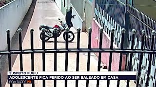 Câmera Flagra Momento Em Que Adolescente É Baleado Em Mandaguari