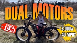 ‍♀Is the CHEAPEST 38 MPH MONSTER AWD eBike Worth It? Tuttio Seeker24 Review! ‍♀