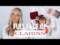 Full Face Of CLARINS Makeup tutorial! First impressions + Try Out