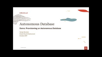 Autonomous Database Level 100 - Demo 1 - Provisioning an Autonomous Data Warehouse (ADW)