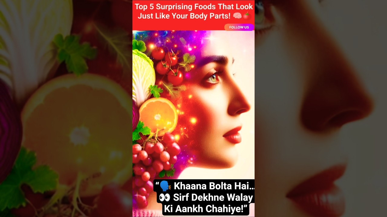 Top 5 Mind-Blowing Foods That Heal the Organs They Resemble! 🫀🥦 # shorts 