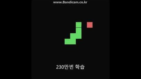 snake game q-learning (ver 2)