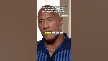 The Rock Johnson Opens Up About Depression and Heartache | A Conversation with Dwayne The Rock Johns