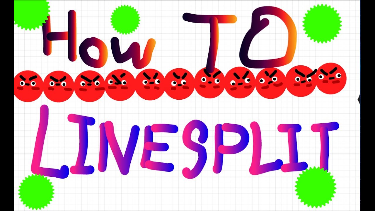How To Do A LineSplit In Agar.io? Agar.io Powerups Back?| SL Agars