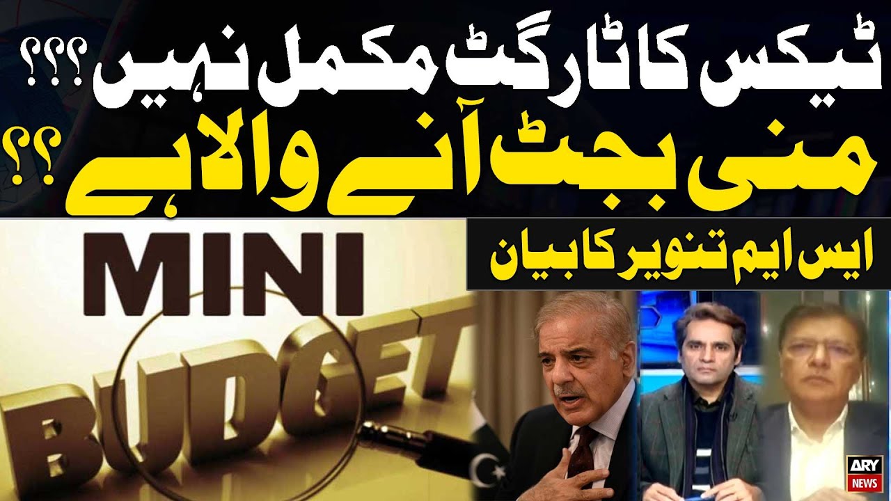 Tax Target Missed? Mini Budget Coming Soon? | SM Tanveer Statement