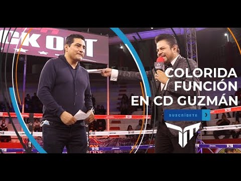 Colorida función de box en Ciudad Guzmán, Jalisco