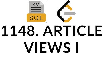 1148. Article Views I | Leetcode | SQL