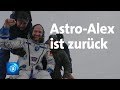 „Astro-Alex“ wieder auf der Erde gelandet