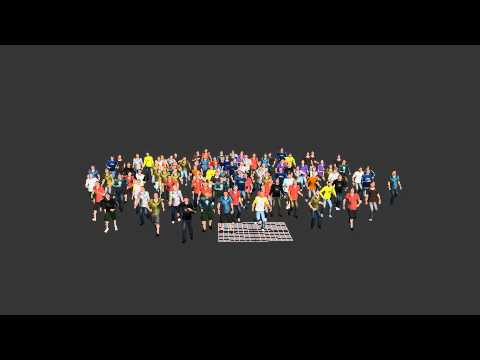 Massive crowd simulation software free software