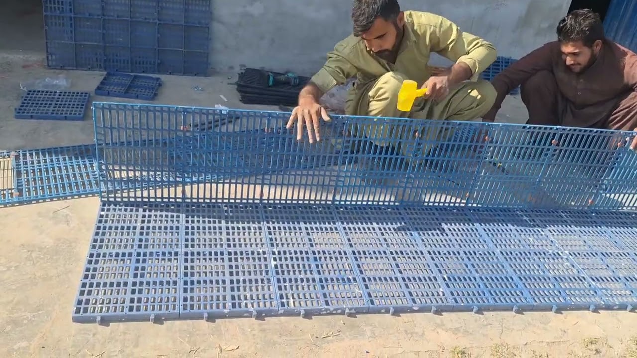 How to Assemble plastic Cage at Home || Easy way to make a rabbit cage