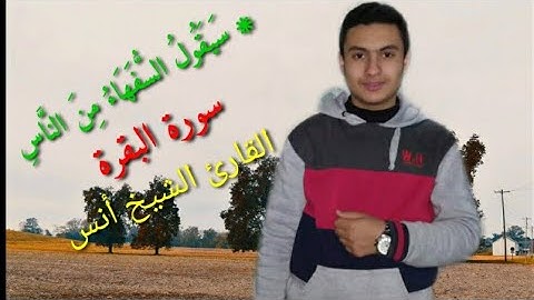 القارئ أنس عبدالرحيم ربع (سيقول السفهاء من الناس) الربع التاسع من سورة البقرة