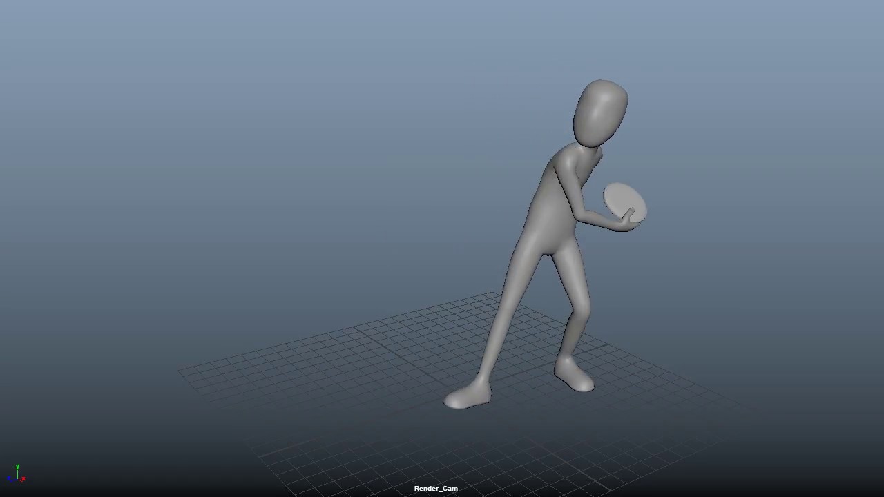 Animation Summative - Character throwing a Frisbee - YouTube