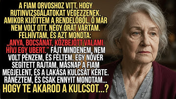A fiam a kórházban hagyott: „Hívj egy Ubert.” Másnap a lakást kérte tőlem, ezért én...