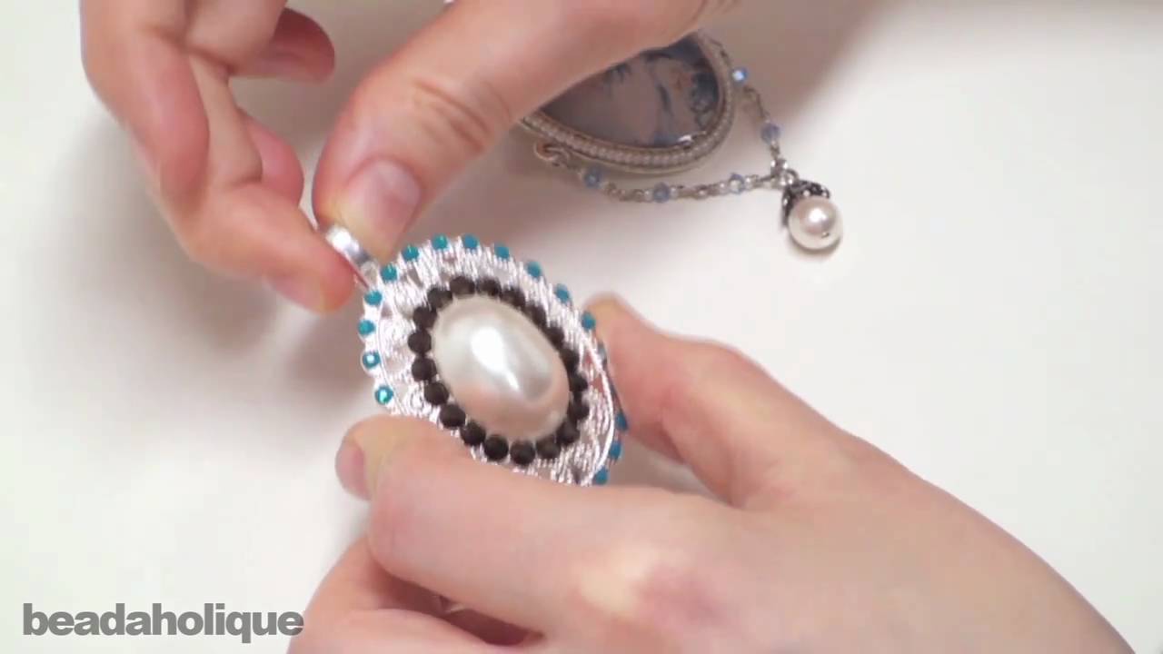 How To Use A Brooch-To-Pendant Converter - Youtube