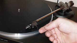 Changing calibrating stylus pickup Technics T4P cartridge SL QD33 audiotechnica P30 p27