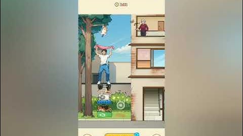 Brain Puzzle 2 Logic Twist Level 39 |Stacked The Man To Save The Kitten| Walkthrough Solution