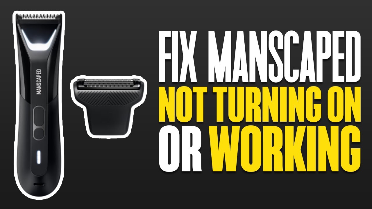 How To Fix Manscaped Not Turning On Or Working - YouTube
