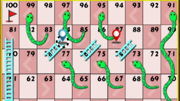 ludo king snakes and ladders game in 2 players match |ludo snake and ladder game in 3 players match.