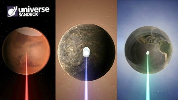 Lasers And Surface Grids Are Here! Universe Sandbox ² Experimental Build