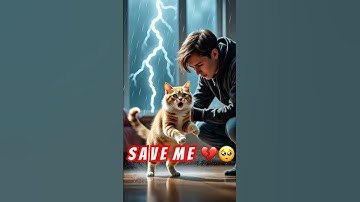 ⚡️🥺🥺Heartbreaking Cat Rescue During Thunderstorm ⚡(So Emotional!)
