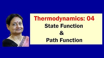 Video # 62 | Chemical Thermodynamics – 04 | State Function & Path Function |
