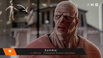 ZBrush Character Modeling - Creating a Muscular Zombie