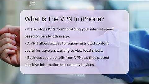 What Is The VPN In iPhone? - Talking Tech Trends