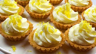 картинка: Легкий рецепт лимонных пирогов | Лимонный пирог с легкой корочкой