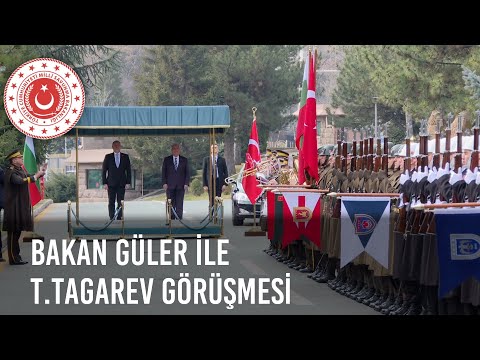 Millî Savunma Bakanı Yaşar Güler, Bulgaristan Savunma Bakanı Todor Tagarev ile Bir Araya Geldi