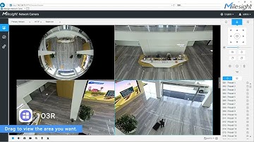 Digital World: Milesight Demo  AI 360°Panoramic Fisheye Camera