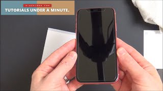 Easiest Way to FIT a SCREEN PROTECTOR on iPhone XR