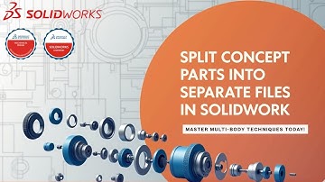 How to Split Multi-Body Parts into Individual Files in SolidWorks | Master Assembly Creation