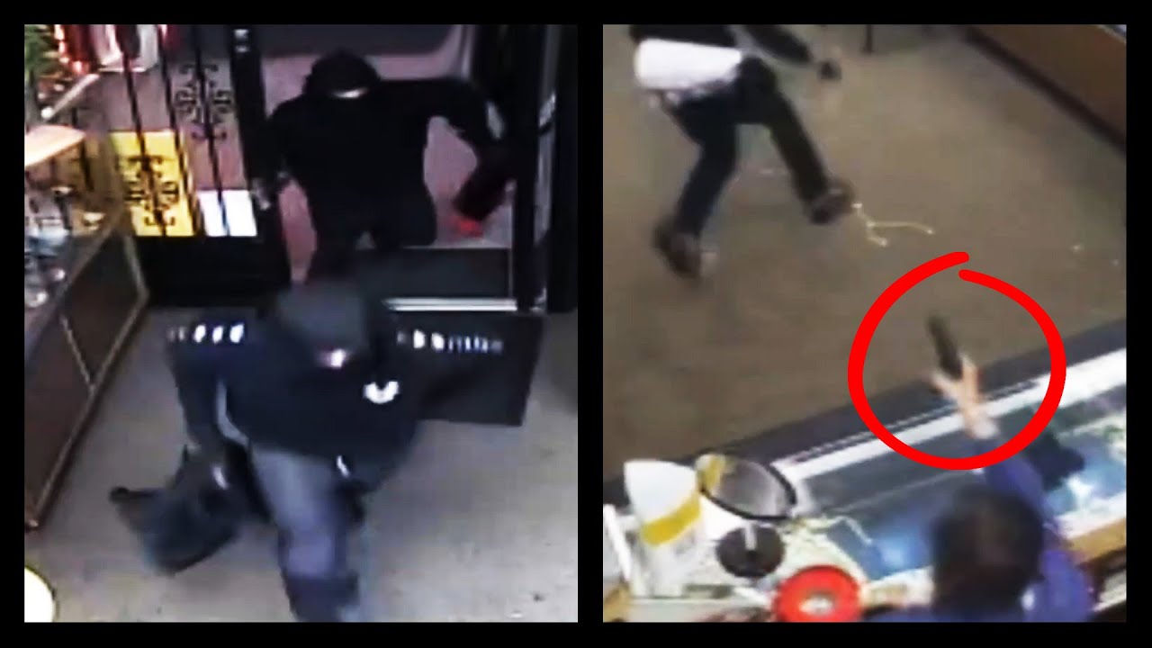 THRILLING CONFRONTATION: Store Owners RESPOND to Violent Robbery Attempts – Video