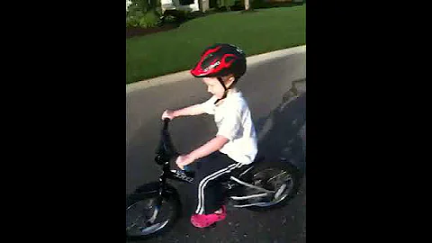 William's First Bike Ride!