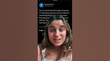 Ticketmaster’s Tweet about Taylor Swift’s Era Tour Part 1