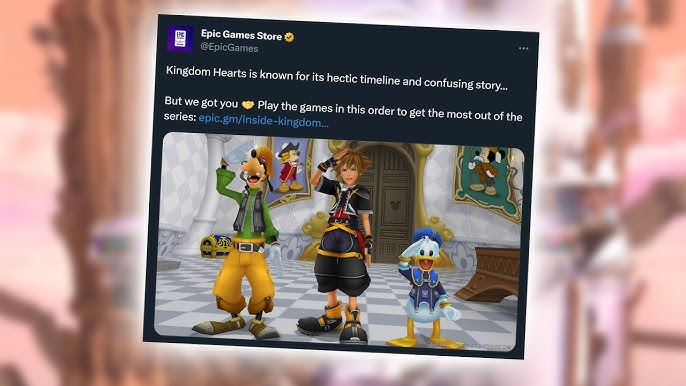 Critically-Acclaimed KINGDOM HEARTS Series to Debut on PC via the Epic  Games Store this March 30th - Epic Games Store