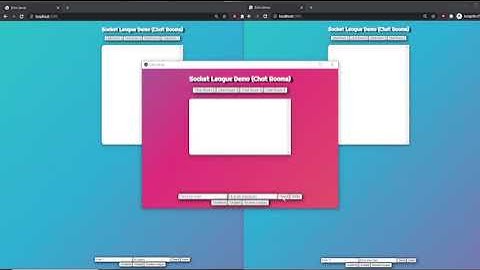 Socket League Electron Client Demo