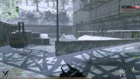 Modern Warfare 2 Domination on Sub Base w/MP5K (With Commentary)