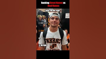 Ranking Funniest Street Names vs Real Names #shorts #comedy #funny