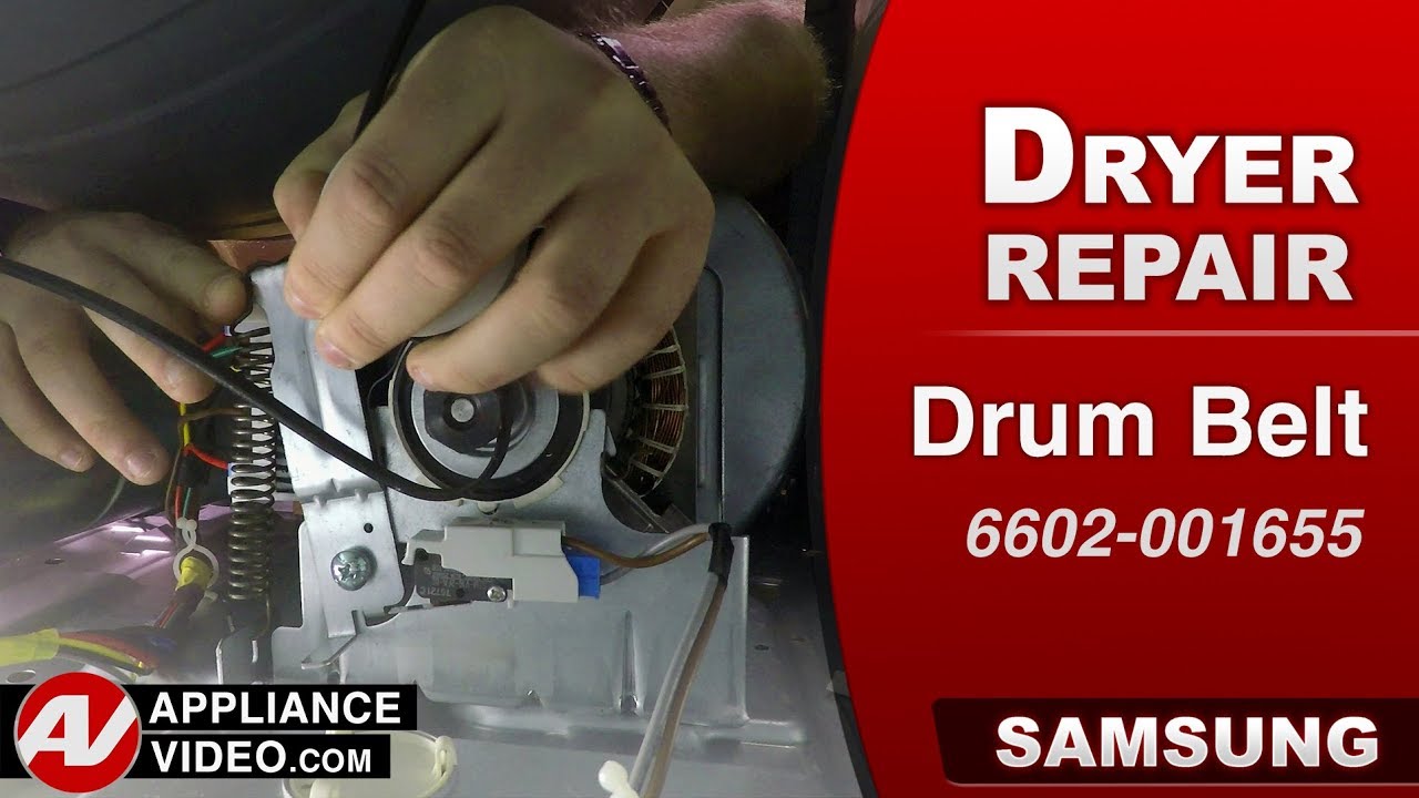 Samsung Dryer Will Not Start Drum Belt Repair and Diagnostic YouTube