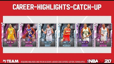 Nba 2K20 Myteam *Career Highlights Lockercode*