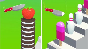 Slice It All Gameplay! Satisfying and Relaxing ASMR Slicing Video