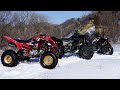 Chasing the Renegade 1000 and Scrambler 1000 up the River