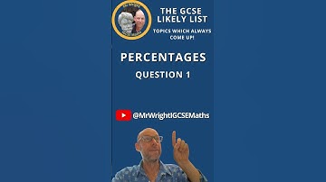 Quick Fire Edexcel IGCSE Percentages Question 1 #igcsemaths #maths #igcse #examtips  #edexcel