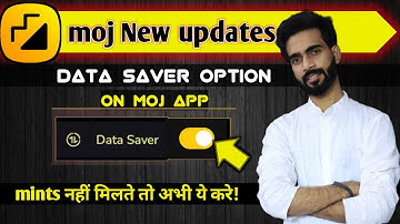 Data saver mode on moj app| moj app new updates|moj app se paise nhi aate to kya kare?Vj Thakur Tech