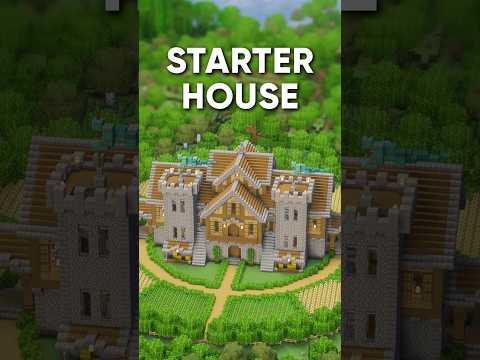 Minecraft | Perfect Starter House 🏡 #minecraft