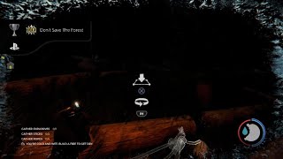 The Forest - Dont save the forest trophy